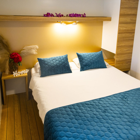 Mobile Home Nensi Bedroom - Camp Soline Biograd Croatia